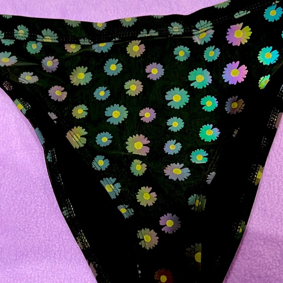 NWT UV Reactive High cut Rave Bottoms - Picture 3 of 10